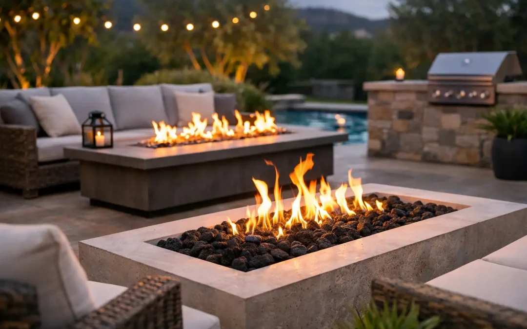 Gas Fire Features for Better Outdoor Living