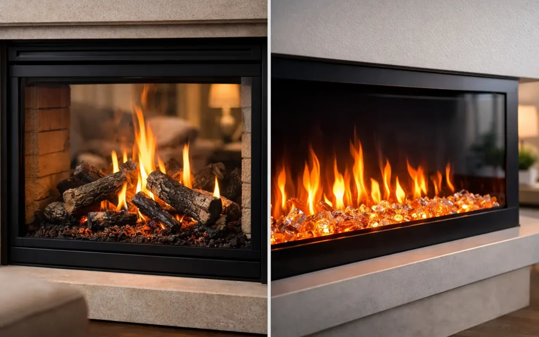 Gas Fireplace Versus Electric Fireplace