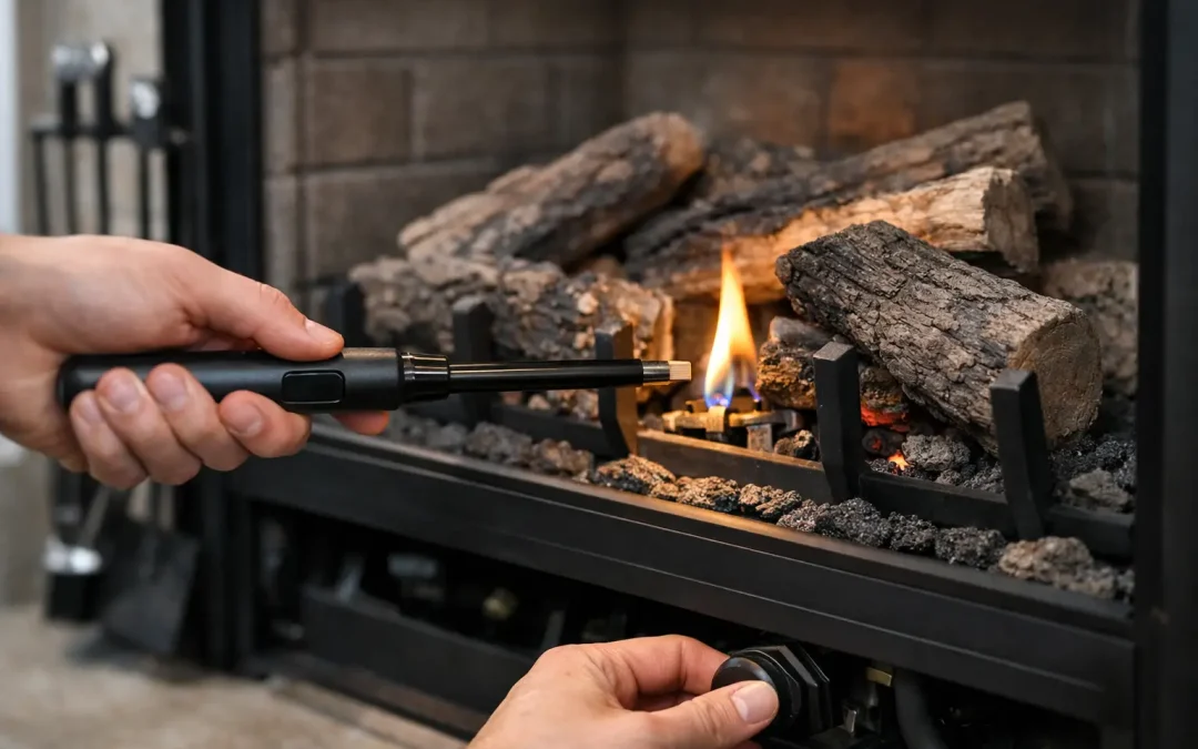 How to Relight Propane Fireplace Safely