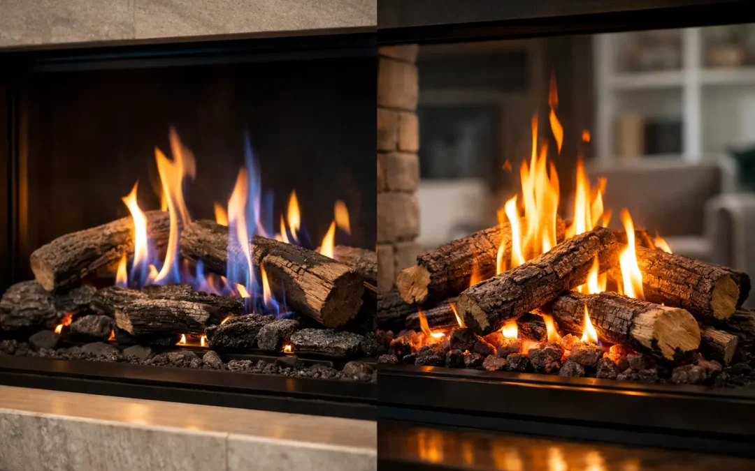 Natural Gas vs Propane Fireplace