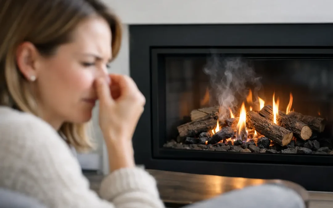 Why Does My Gas Fireplace Smell?